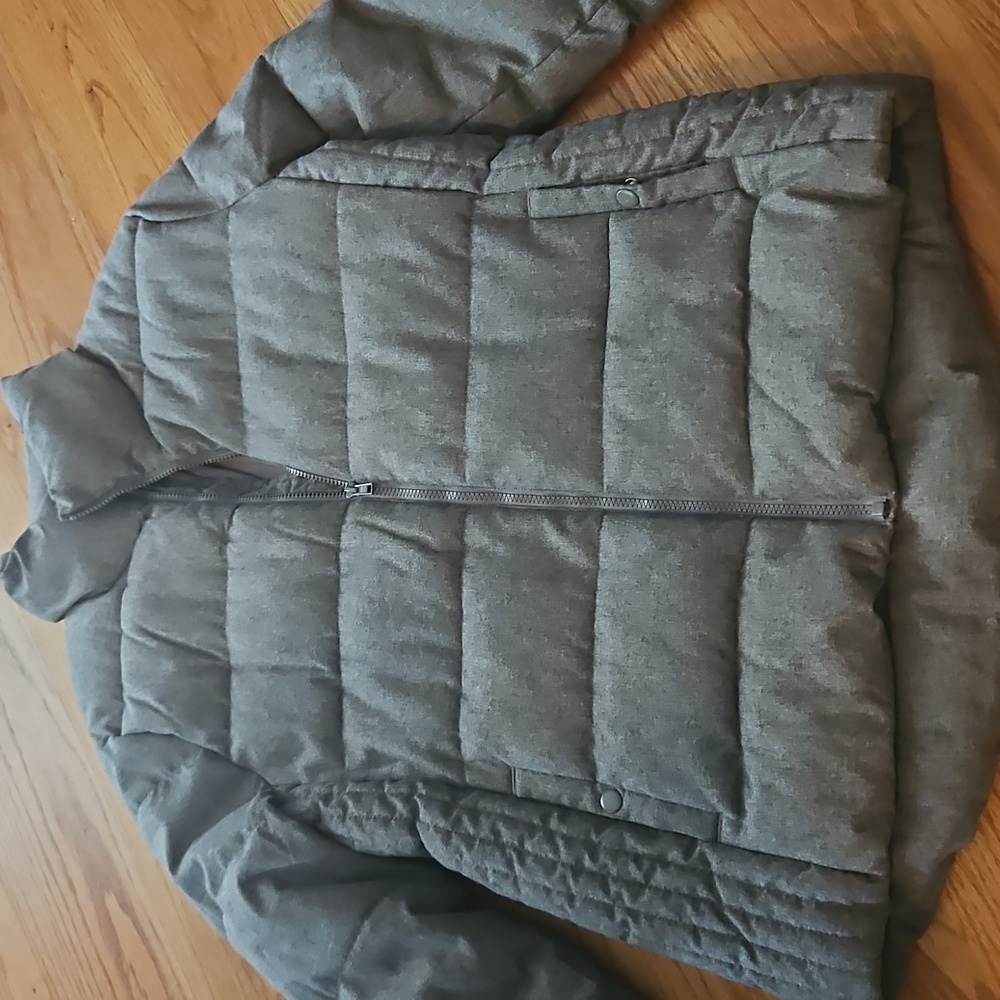 Old Navy Gray Puffer Jacket